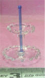 HB211 Two Tiered Cobalt Candy Dish