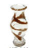HB449 Chocolate Swirl Vase 
