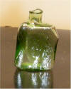 HB358 Green Triangle Medicine Bottle