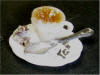 Cup of Tea with used Tea Bag