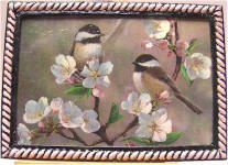 Cherry Blossom Chickadees