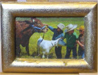 P60 Going to the Fair in Gold Frame