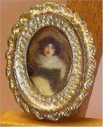 Portrait of a Lady Paul César Helleu’s in gold frame