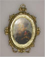 Man in Frame (photo not painting) in Unique Victorian Ornate Oval