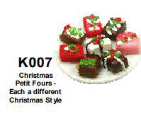 K007 Christmas Petit Fours Glaces