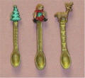 Gold Christmas Spoon Set