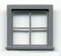 4047 Single Sash 4 Pane Window