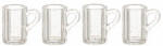 Set 4 Clear Beer Mugs FA40293