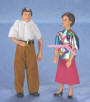 MH3510 Bendable Mother & Father Dolls