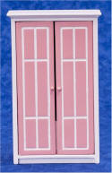 T5346 Pink & White Armoire