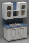 QS412 Kitchen Cupboards & Sink