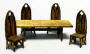 Gothic Dining Table & Chairs