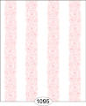 1095 Lace Stripe - Pink on White