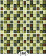 IB 1596 Mosaic Glass Tile - Green